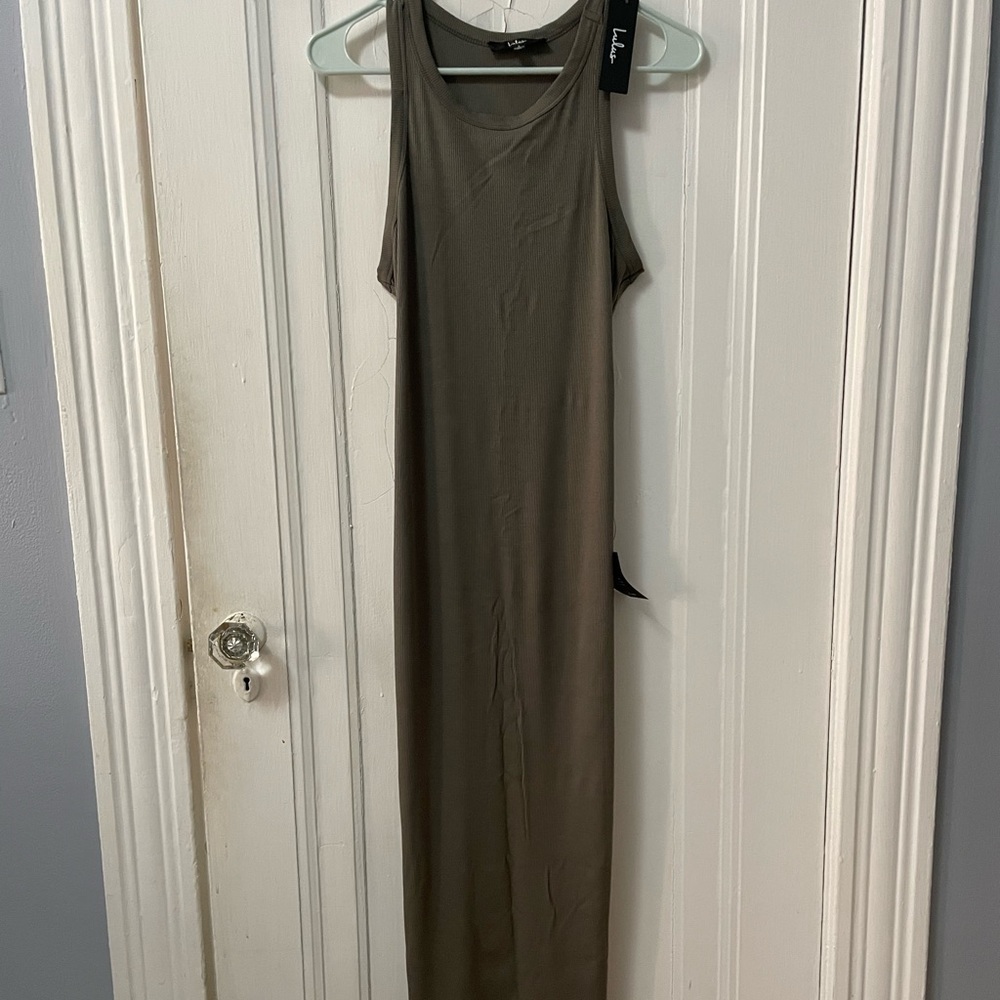 Ribbed bodycon midi dress